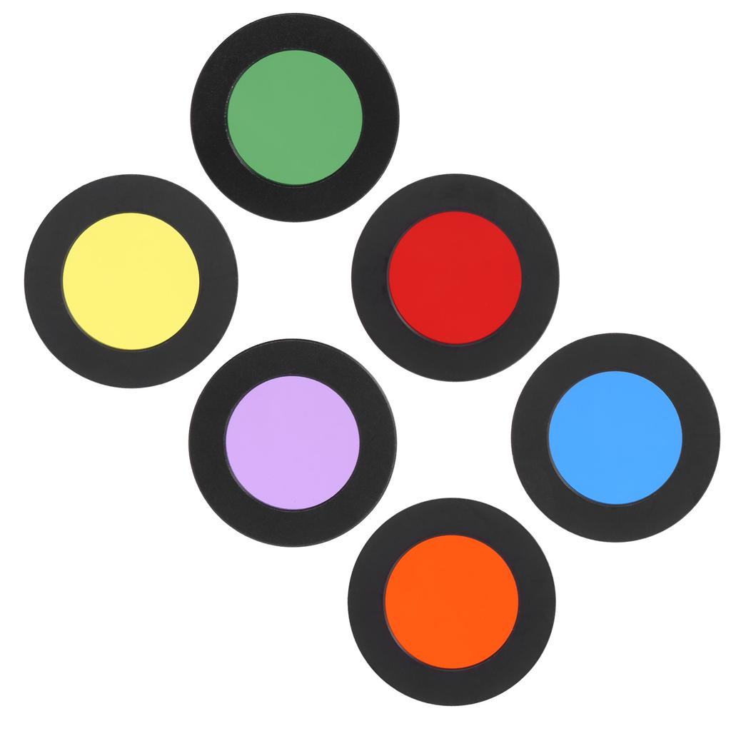 6er-Set Astronomische Teleskope Okular 1,25 Zoll Okularlinse Planeten- und Nebelfilter