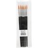 Excellent Round Brush with Short Wooden Handle and Nylon Bristles - Suitable for Most Paints. Ref 10712