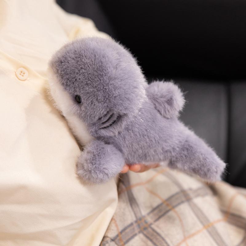 18Cm Cartoon Cute Marine Animal Plush Doll Shark Seal Sea Lion Whale Dolphin Plush Toy Home Decoration Appease Gift For Children
