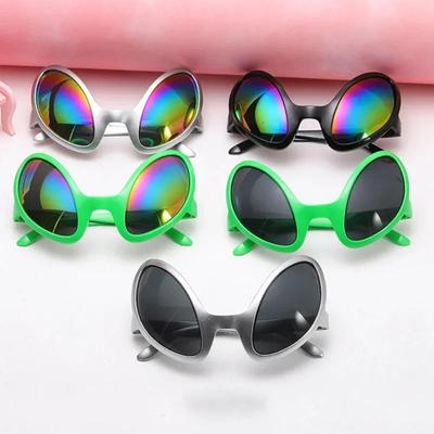 New Alien Glasses Funny Holiday Party Sunglasses Halloween Adults Kid Party Supplies Rainbow Lenses Et Sun Glasses Shades