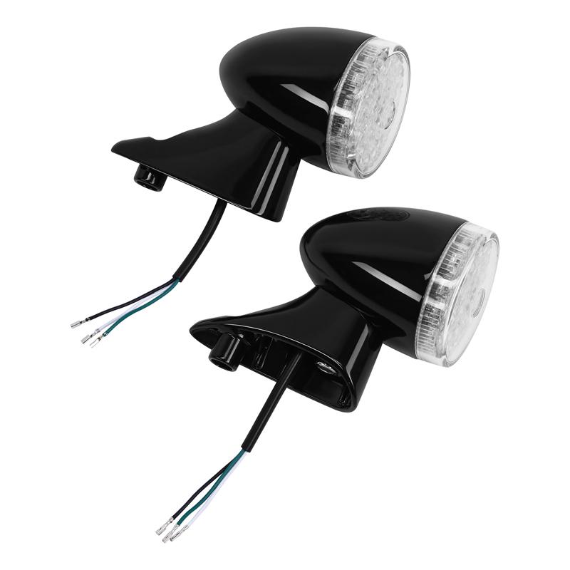 Front Amber LED Turn Signal Lights Fit For Harley Road Glide FLTRX FLTRU 2015-2024