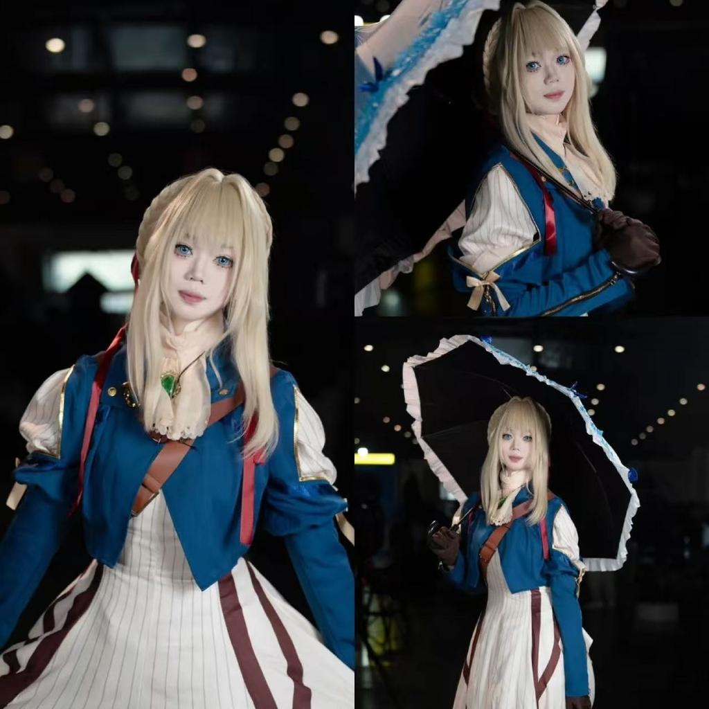 Violet Evergarden Violet Costume Cosplay Game Anime Role Playing