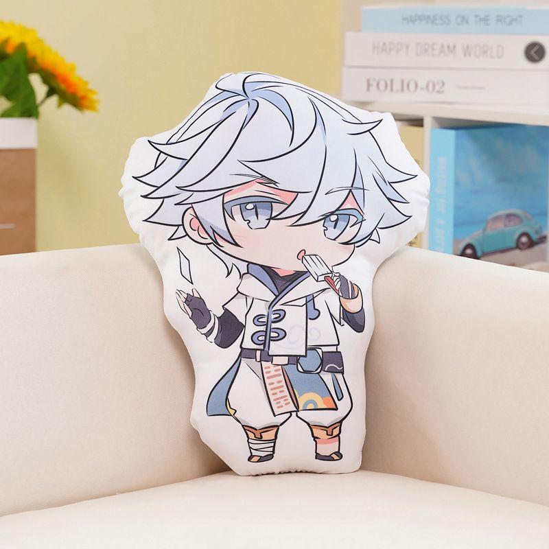 Genshin Impact 45cm Plush Doll Cushion Featuring Cozy Characters For Home Decor