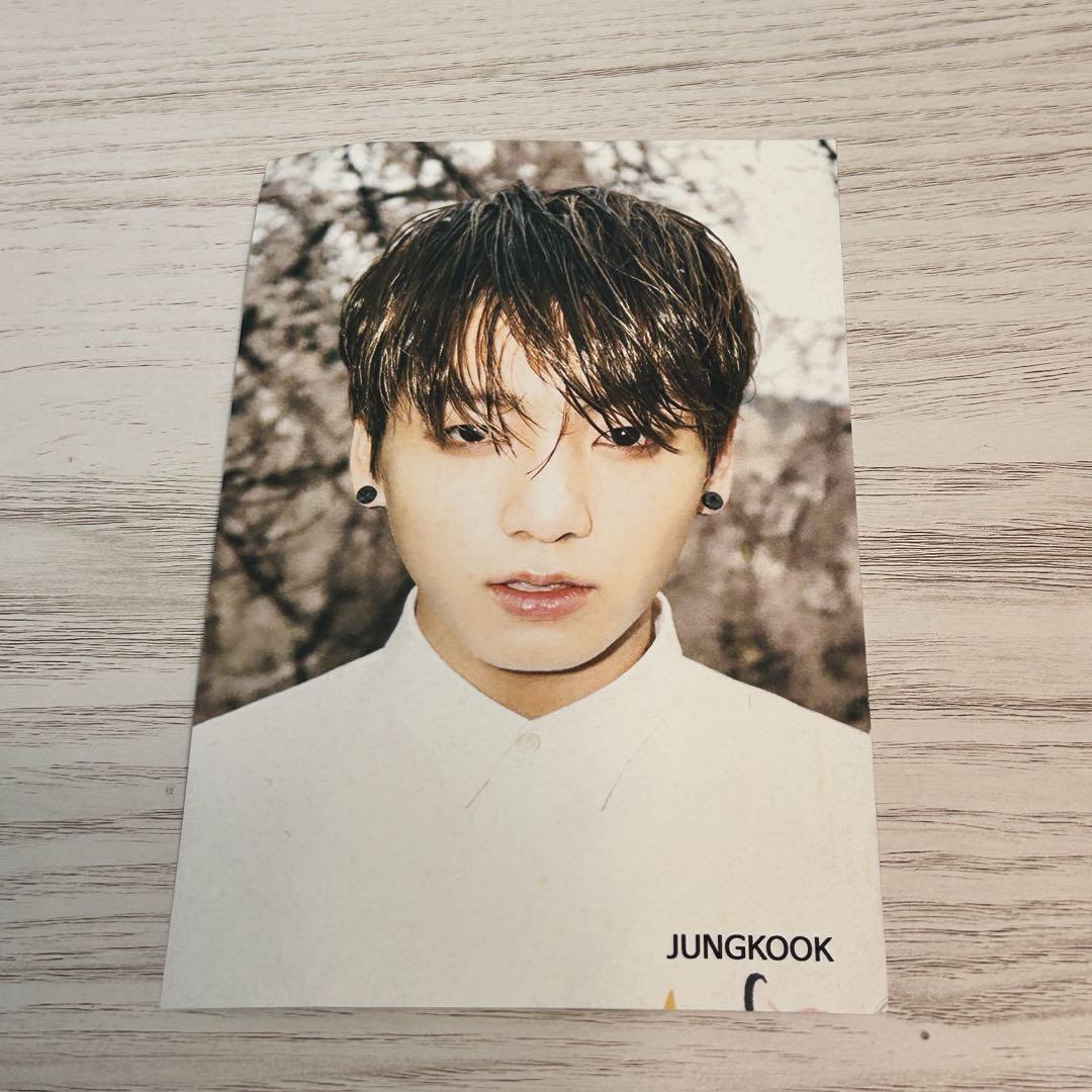 

[USED] BTS Bangtan Boys Jungkook JUNGKOOK Gook Trading Card Postcard
