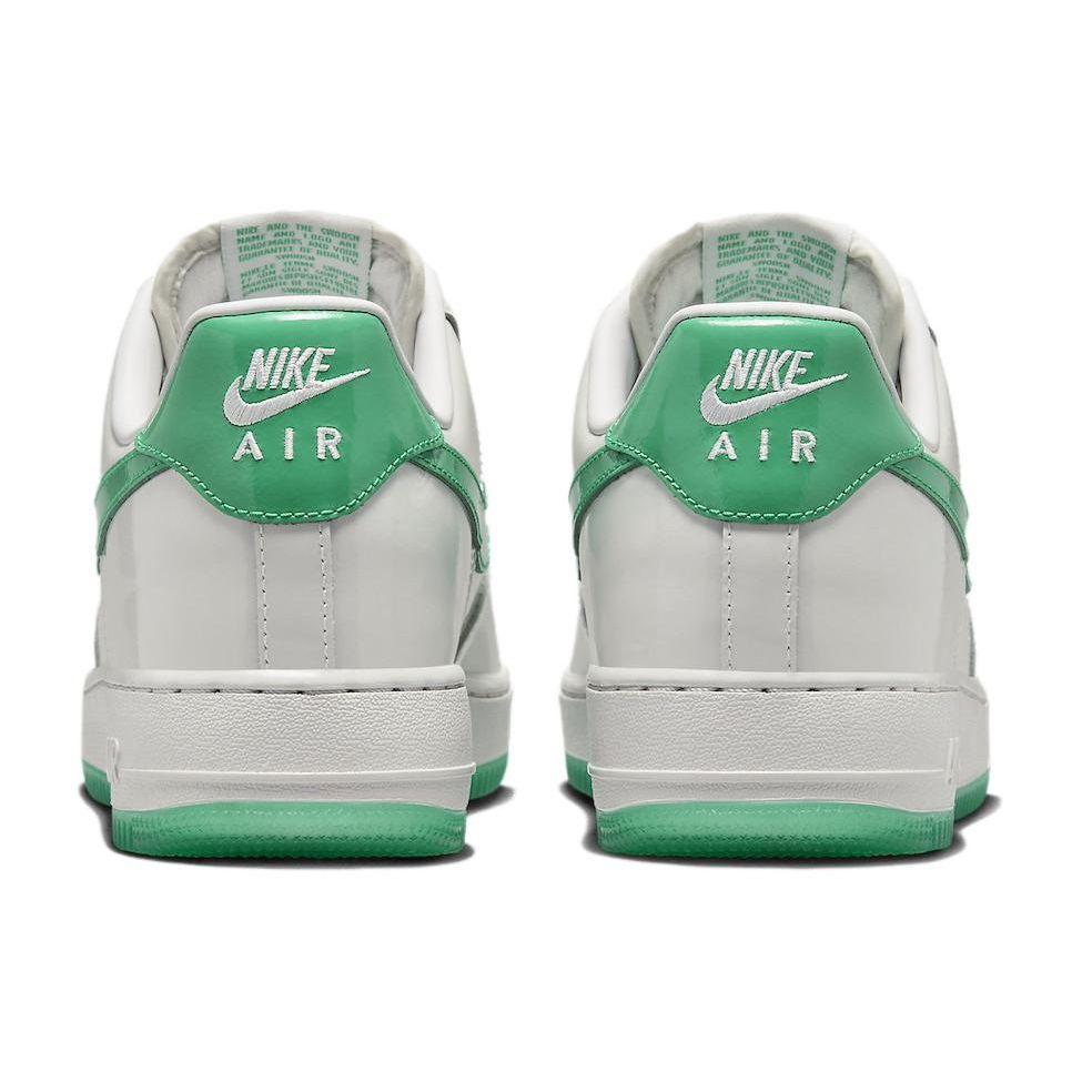 Nike Air Force 1 07 Premium Platinum Tint Stadium Green Men Sneakers White HF4864-094