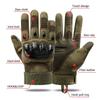 Knuckles Leather Half Finger Men'S Gloves Half Finger Mittens Motorcycle Gloves Fingerless Gloves