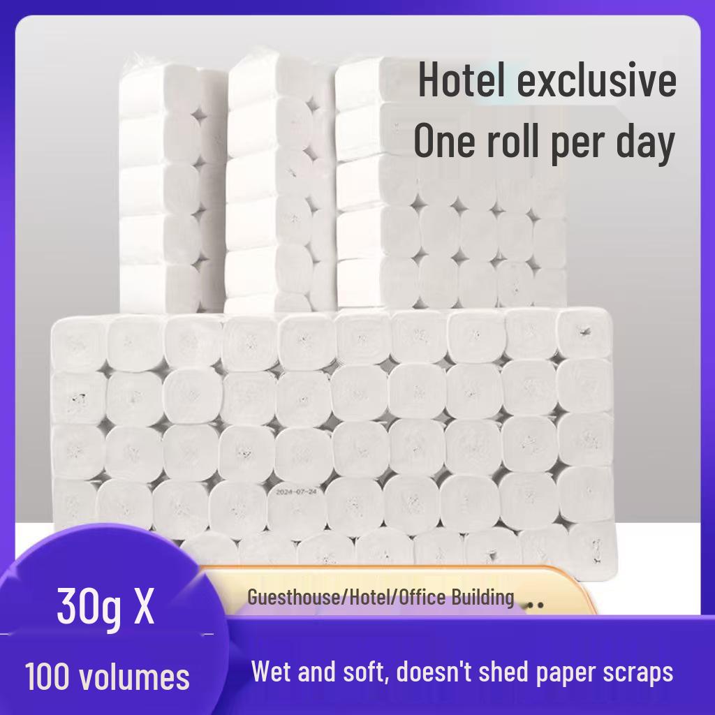 Coreless Hotel & Guest Room Toilet Paper Rolls for B&Bs and Offices