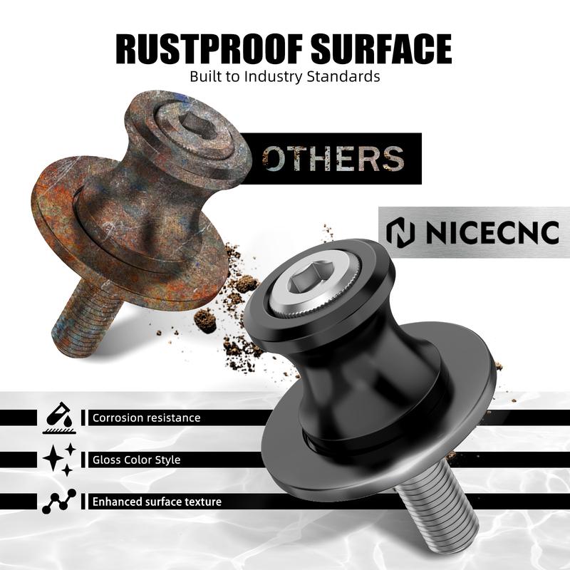 8mm Swingarm Spools Slider Stand For Suzuki GSXR600 GSXR750 GSXR1000 GSR750 GSX1300 SV1000 SV650 SFV650 TL1000R BMW S1000 R HP4