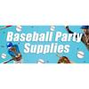 XIENBLOC 3pcs Tablecloths Baseball Birthday Party Supplies Disposable Plastic Tab