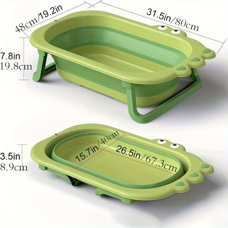 Foldable Pet Bath Tub for Dogs, Multi-Functional Portable Bathtub with Drainage Holes, Suitable for Small to Medium Breeds