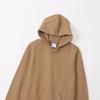 Champion Long Sleeve Hooded Fleece Script Mocha Kids' Sweatshirt, 100% Cotton, Lining, Logo, Basic, CK-A101,