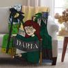 Cartoon D-DariaS-ES Blanket Throw Super Cosy Plush Living Room Sofa Couch Childish Birthday Gifts