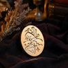 Wax Seal Head Replacement Halloween Themed Brass Stamp Head, Pumpkin Ghost Witch Bat Engraved Hand Account Decoration Sealing for Envelope Journal
