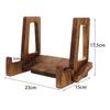 Elegante Supporto per Calendario in Legno Massiccio Cornice da Tavolo Cavalletto da Tavolo Espositore per Decorazioni per la Casa e l'Ufficio
