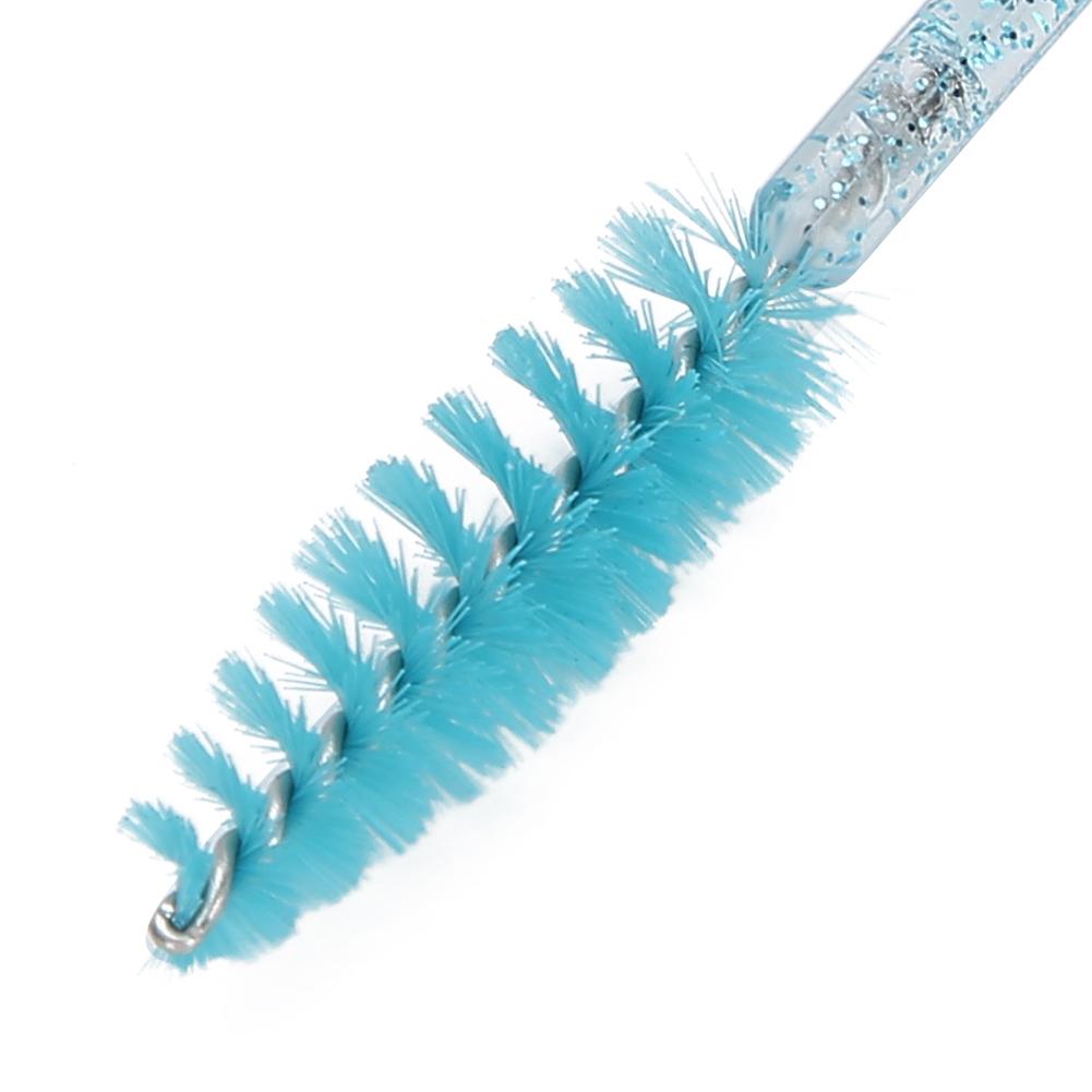 50 Stück Nylon-Make-up-Pinsel, Mascara-Stäbe, Wimpern, Augenbrauen, tragbarer Einwegpinsel