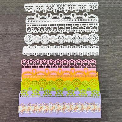 Lace Layers Border Metal Cutting Dies for DIY Scrapbook Cutting Die Paper Cards Embossed Decorative Craft Die Cut