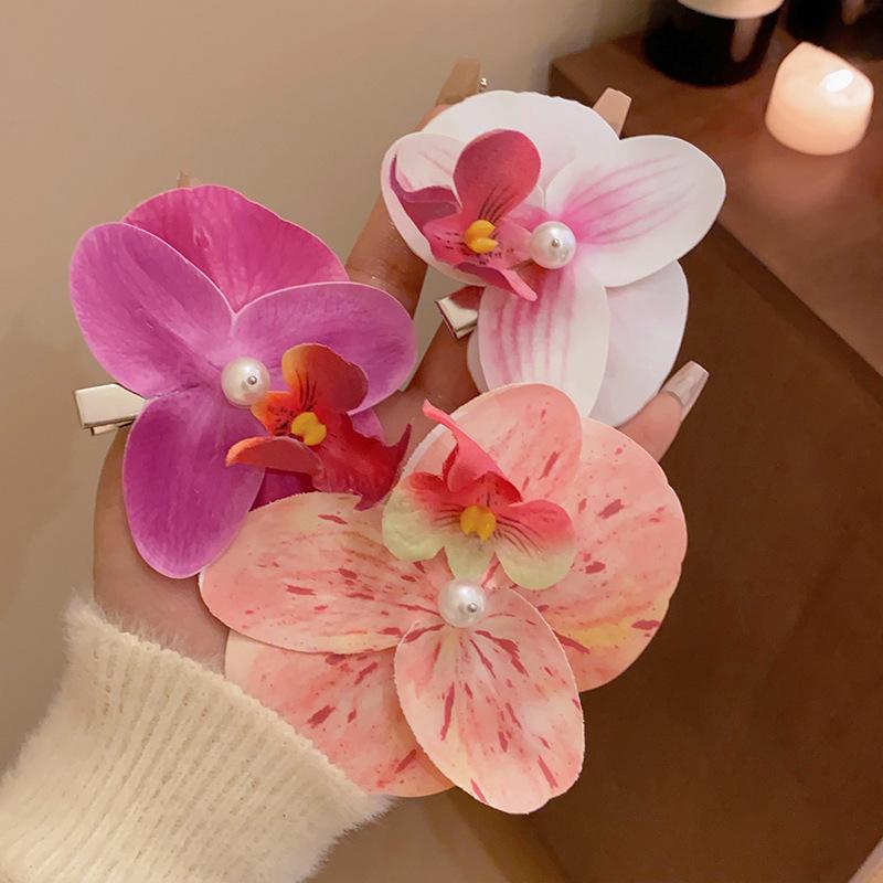 Colorful Butterfly Flower Hair Clip: Stylish Fairy Duckbill Accessory
