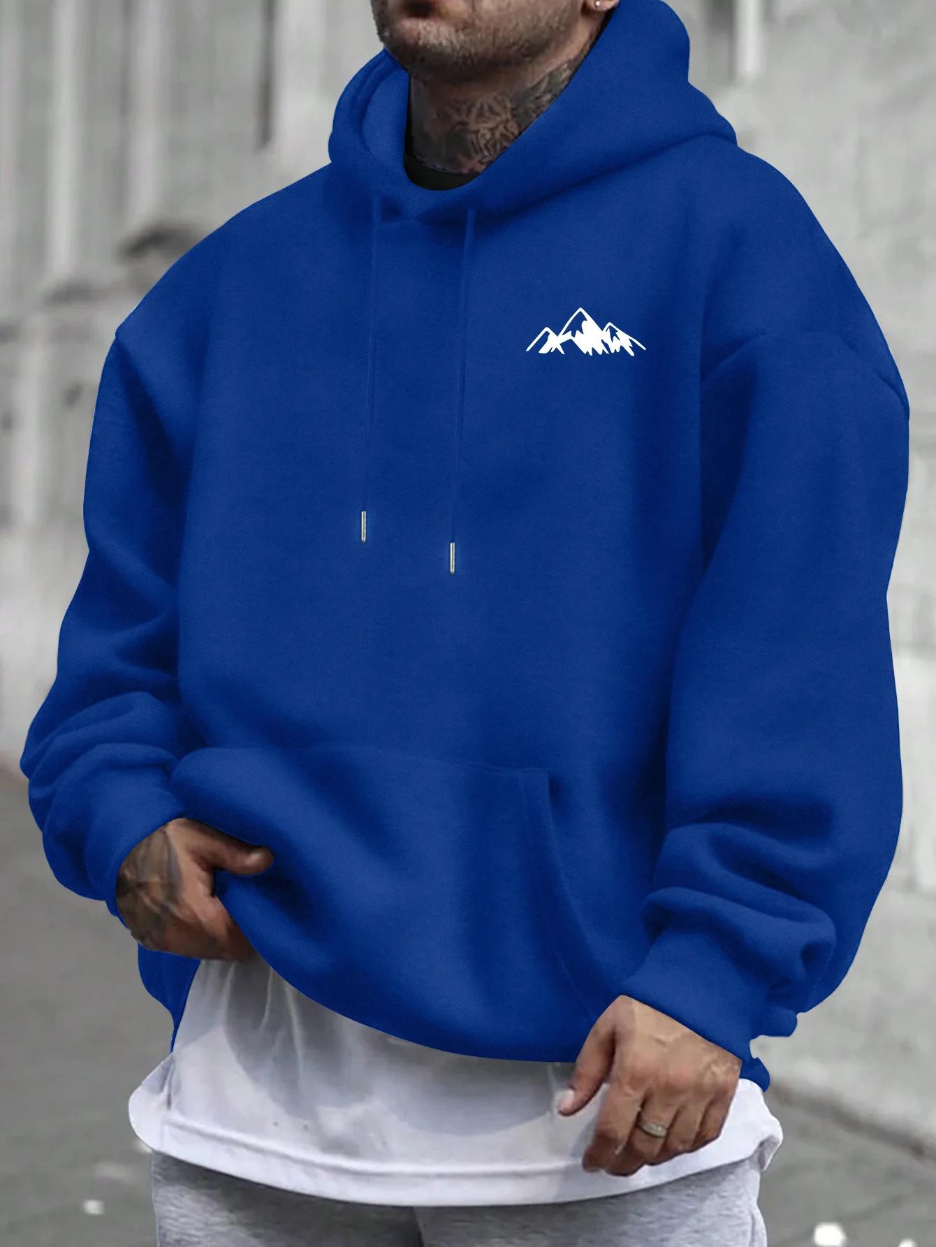 

Men s casual pink hooded jacket, fashionable printed long sleeves, regular cut casual wear, mixed color front placket design 3XL