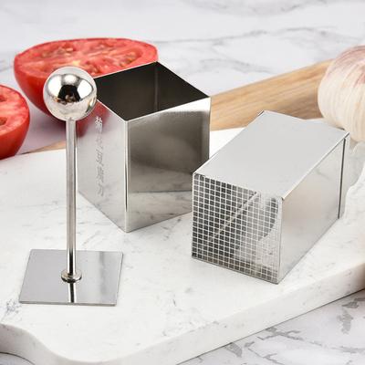 Forma na lisování tofu z nerezové oceli 304 s designem sedmikrásky, víceúčelový kuchyňský nástroj na měkké potraviny, sýr, ovoce