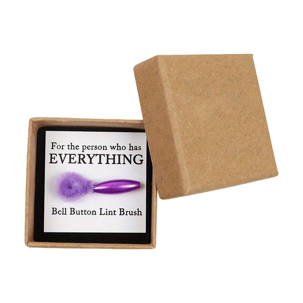 Fun Navel Brush Gift Box Set, Portable Card Cleaner, Innovative Birthday Prank Gift