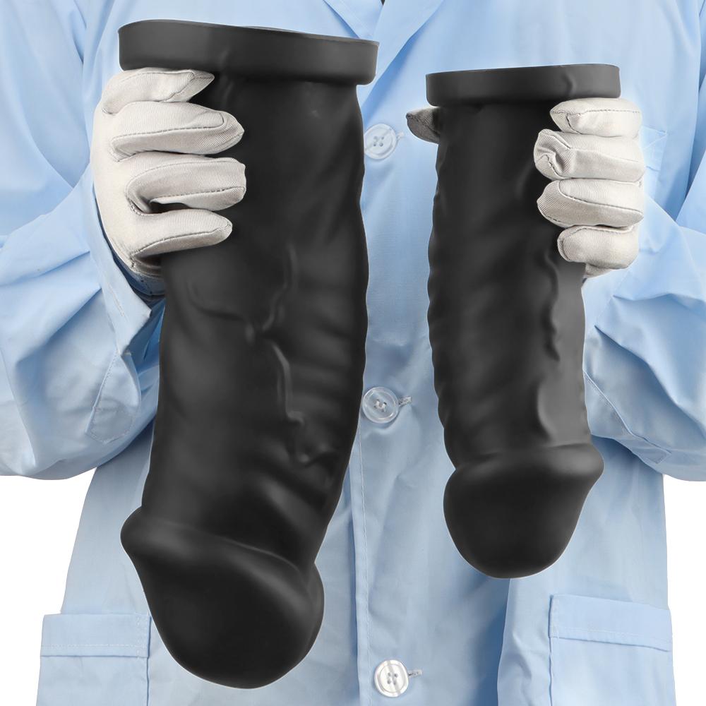 Silicone Extra Large Black Dildo Butt Plug Fisting Sex Toy Masturbator Big Dick Realistic Penis Strap On Cock