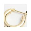 [Jewelry Excellente] Hoop Earrings 3.0mm×15mm Ring Hoop Earrings (K18 Yellow Gold)