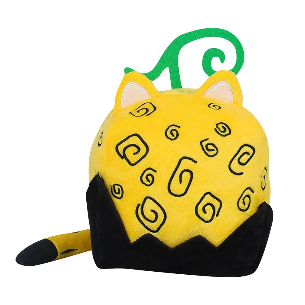  Game Peripheral Fruit Leopard Print Box Plush Toy Purple Box Doll