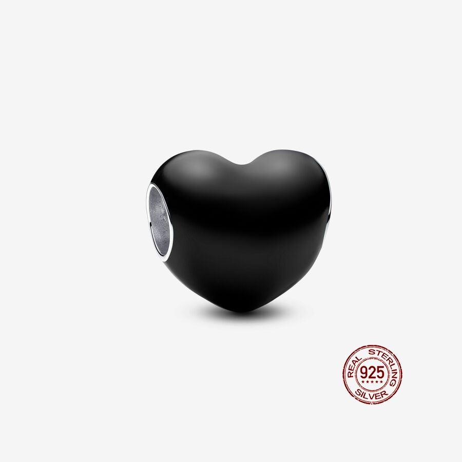 New Black/Red/Blue/Green/Purple Heart Series For Original Bracelet Bead Charm 3Mm Diy Necklace Pendant Accessories