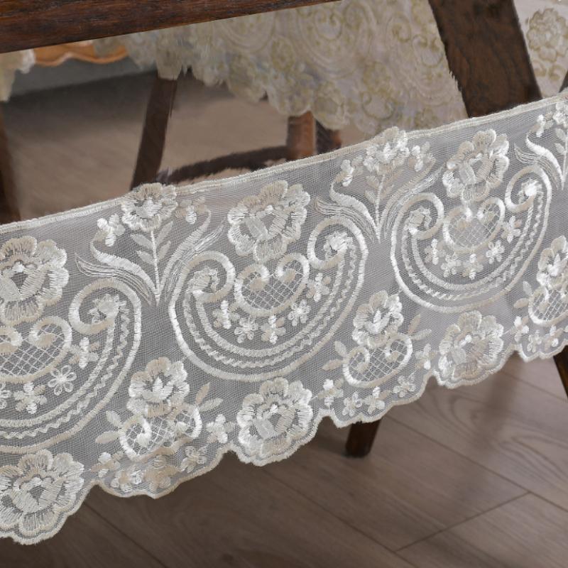 

Круглая скатерть из ПВХ с кружевом, водостойкая, маслостойкая, для домашнего обеденного стола, журнального столика, противоскользящая, устойчивая к пятнам, моющаяся прозрачная скатерть diameter 150 cm