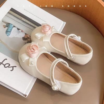 Mode Neue Mädchen Ballerinas Frühling Herbst Schicke Kinder Lederschuhe Süße Elegante Prinzessin Kinder Partyschuhe Weiche Sohle