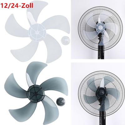 12/14'' Plastová tichá lopatka ventilátoru 5 lopatek s krytem matice Univerzální pro domácí stojanový ventilátor Příslušenství Stolní ventilátor