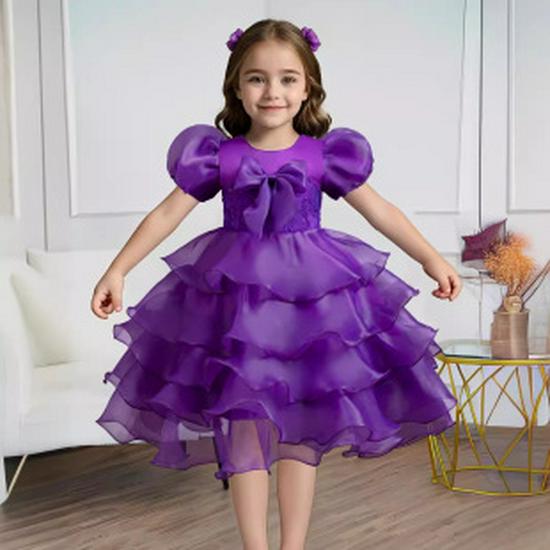 Dívčí dlouhé princeznovské šaty bez rukávů na večer, svatbu nebo ples