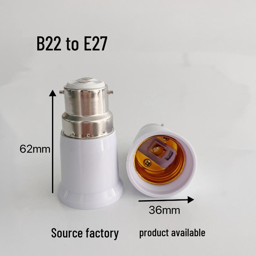 E27 Schraubsockel LED-Glühbirnenadapter und Fassungskonverter