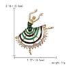 High-End Rhinestone Ballet Dancer Brooch for Women