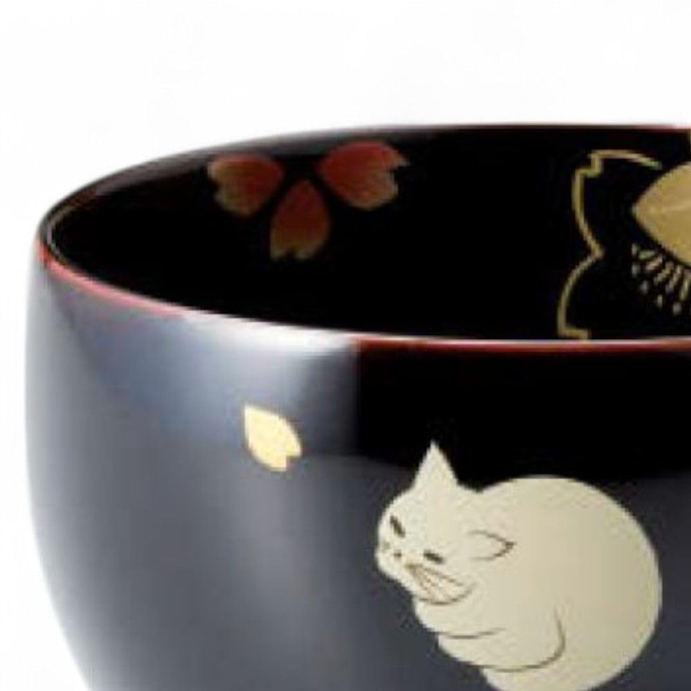 Family Lacquerware Urushi Made in Japan J-kitchens Bowl, Hand-Painted, Lacquer, PID-635515,