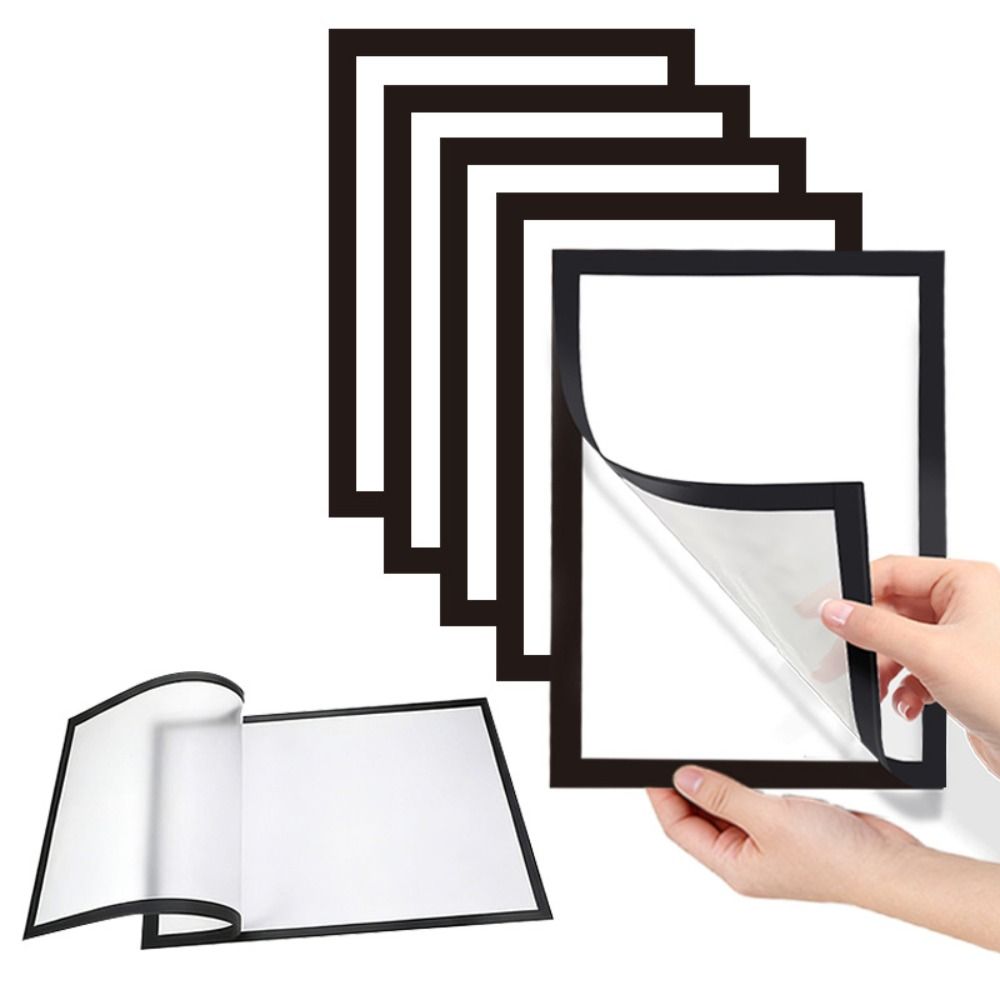 Matte Finish Magnetic Photo Frame PVC Wall Sticker Display Frame Certificate Holder  Photo Display