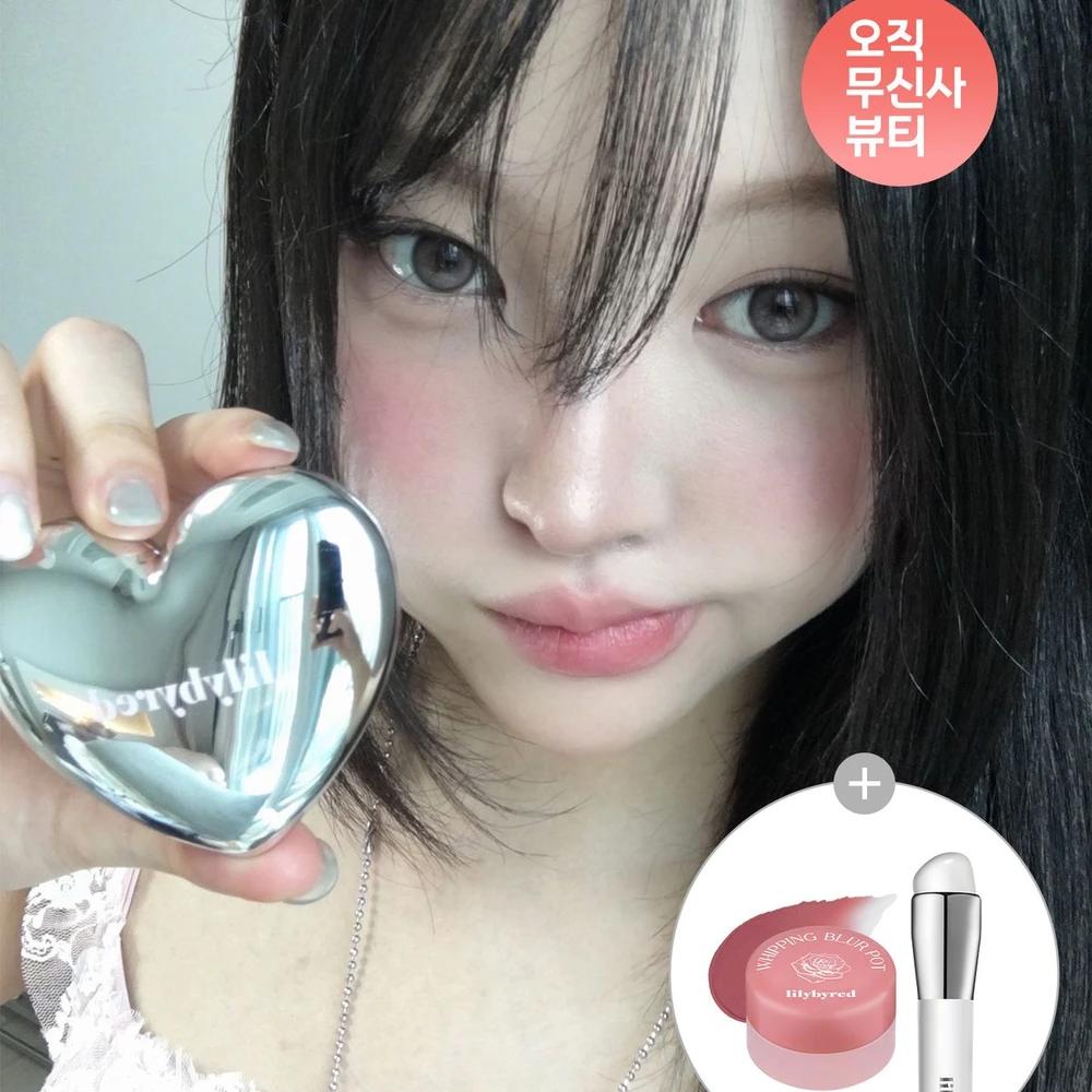 [3-Pack] Love Beam Cheek Mousse [Free Gift: Exclusive Tool + Blur Pot] 01 Apricot Mousse (L393A)