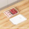 Refrigerator Storage Box Packed Meal Crisper Food Grade Sealed Food Frozen Meat 2/4/6 Compartment Refrigerated Storage Box