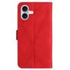 HT05 For iPhone 16 Case Flip Folio Leather Phone Cover with Credit Card Holder