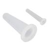 2pcs Cupping Therapy Set Silicone Vacuum Massage White Small Facial Cupping Kit for Home Use