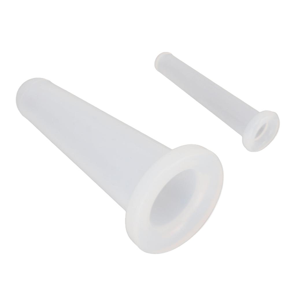 2pcs Cupping Therapy Set Silicone Vacuum Massage White Small Facial Cupping Kit for Home Use