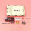 DIY Mechanical Password Box Material Kit Scientific Experiment Invention Equipment