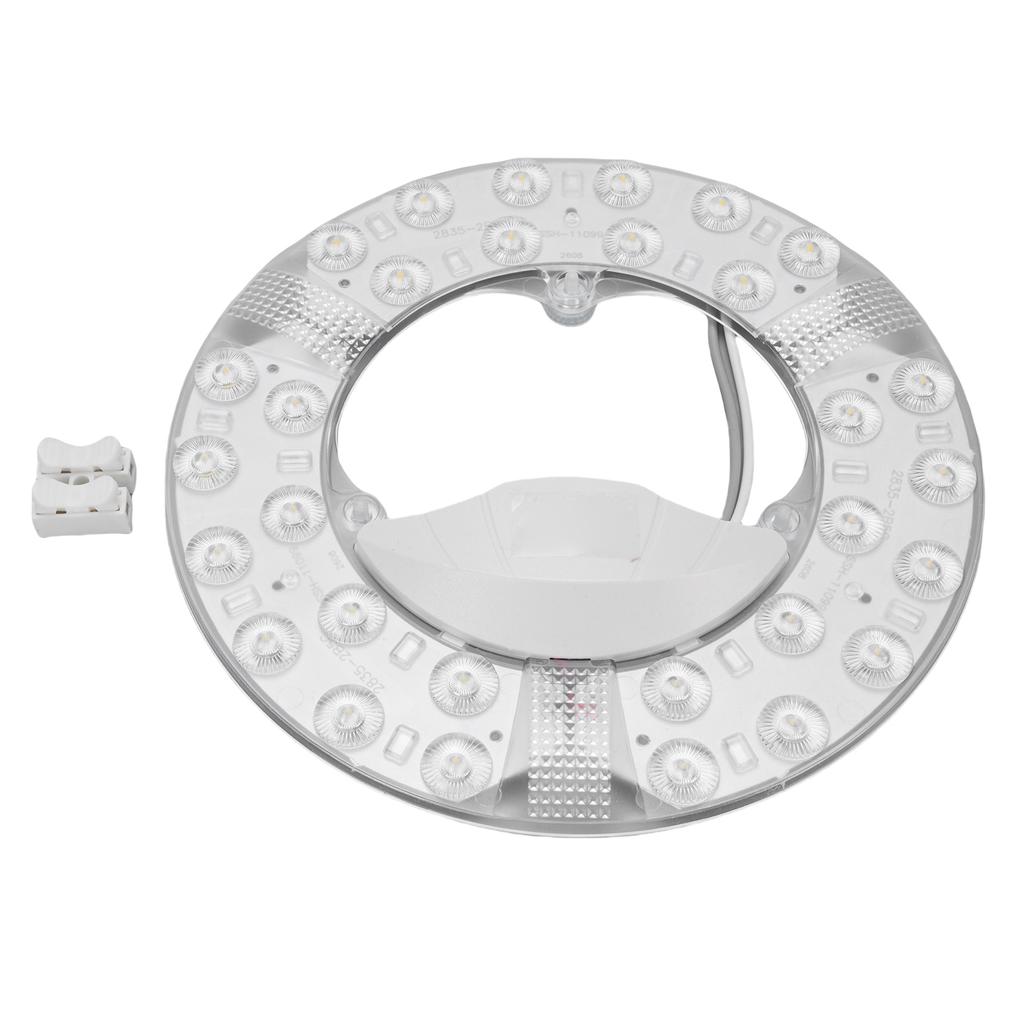 Ceiling Fan LED Light Energy Saving White Color Ceiling Light Retrofit Kit Round Light Replacement Panel PC Board 30W