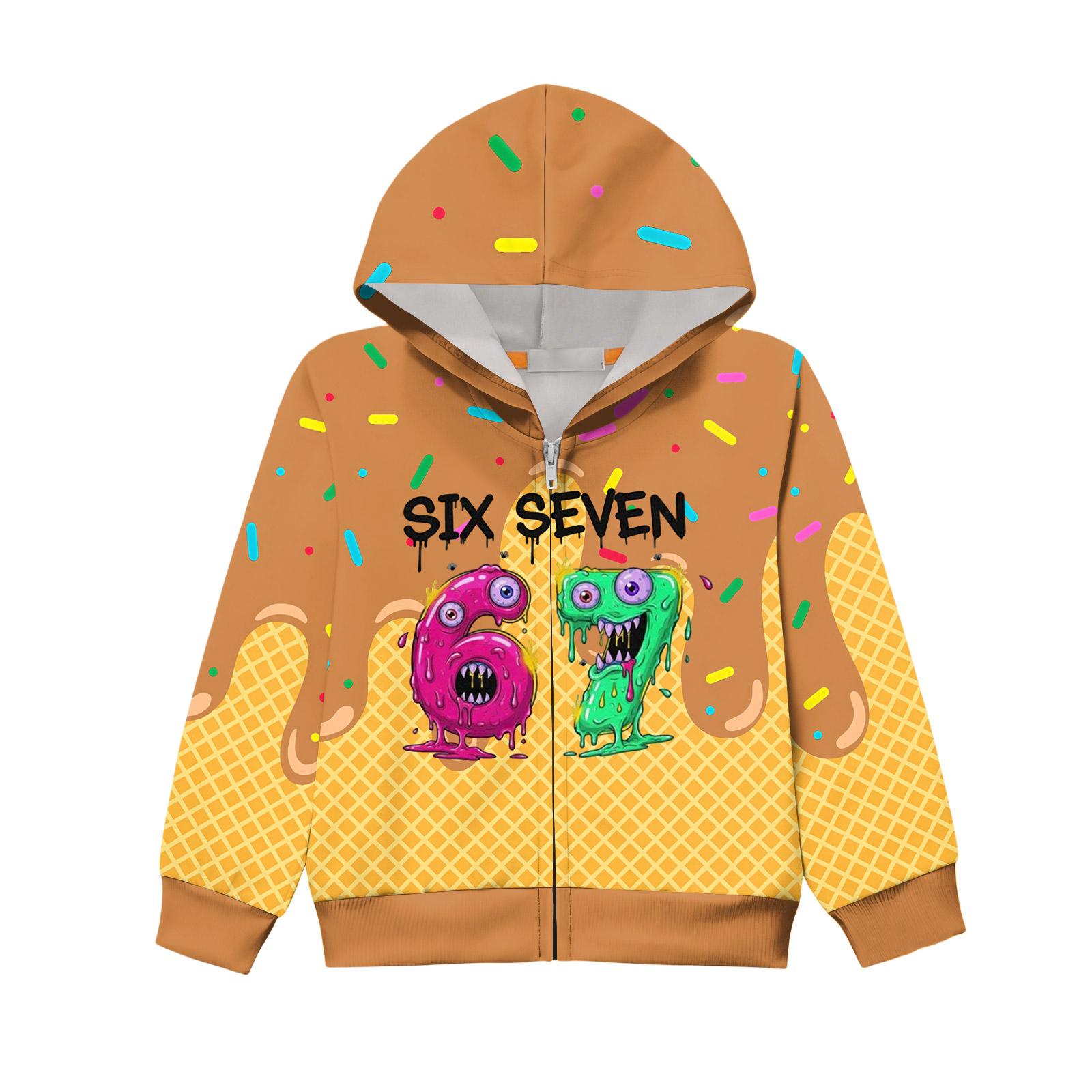 

Дитяча вільна куртка на блискавці з довгим рукавом та принтом 160 жовтий