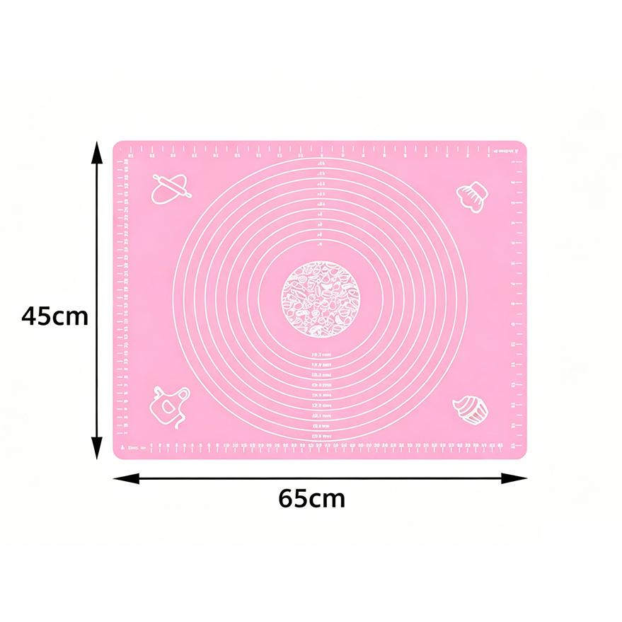 Estera grande de silicona para cocina, estera para amasar masa y hornear, para cocinar pasteles, pastelería, almohadillas para masa rodantes antiadherentes, herramientas, accesorios de láminas