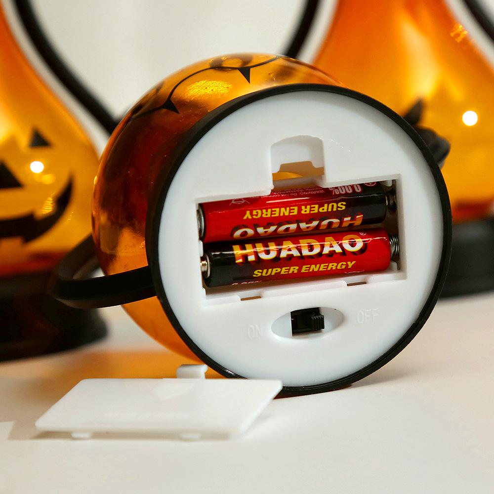 Halloween Decorations Children's Portable Pumpkin Lantern Kindergarten Decoration Bar Pendant Atmosphere Layout Props