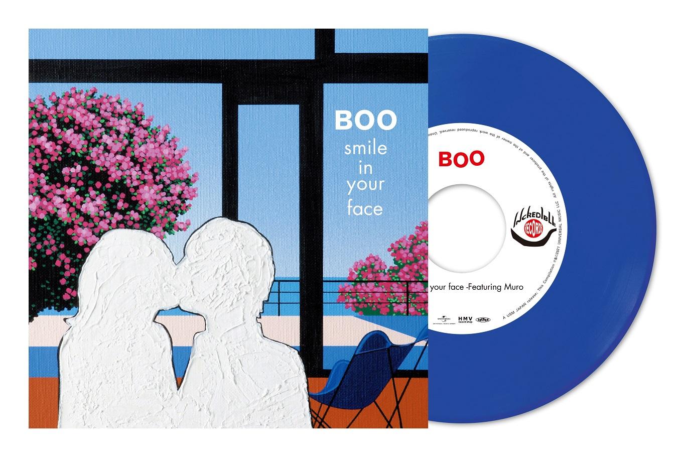 

7inch Record BOO smile in your face PROT7325 UNIVERSAL MUSIC 2025 Japan Japanese Club Dance