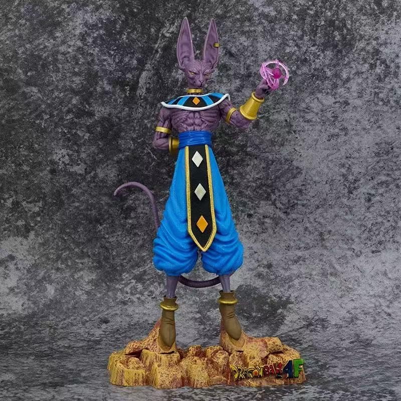 Dragon Ball God of Destruction from Universe 7 Includes Energy Effects and Stand Super Beerus, Figure, Collector's Item, [Used]