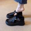 Comfort~ Retro Word with Casual Heightening Platform Sandals Women's Summer New Flat-bottomed Roman Sandals