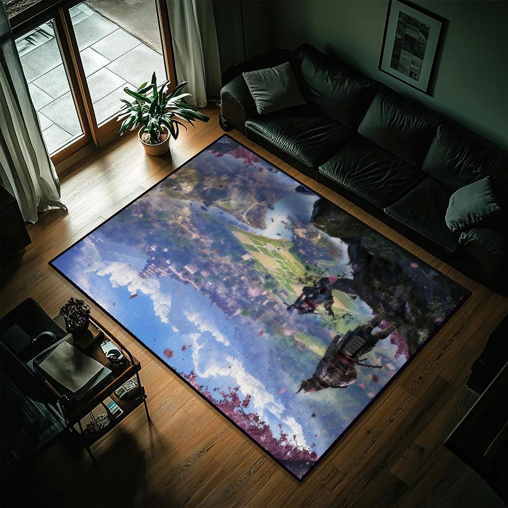 Game A-Assassin-s Creed Shadowss Small Carpet Bedside Kitchen Bath Living Home House Bedroom Floor Mat Doormat Rug Decoration